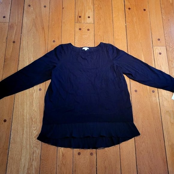 Black Charter Club Top - 2X - Picture 3 of 7